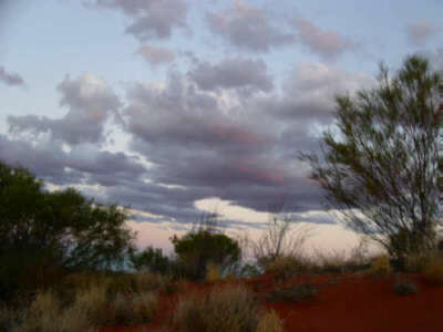 Erster Sonnenuntergang