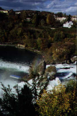 Rheinfall von oben